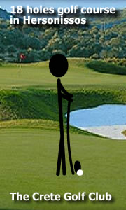 Golf op Kreta, Griekenland.