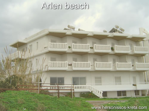Arlen beach appartementen, chersonissos, hersonissos.