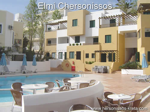 Elmi suites chersonissos, vlakbij Starbeach, vrij luxe complex in Chersonissos.