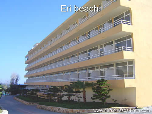 Eri beach hersonissos, chersonissos. kreta. autoverhuur kreta, auto huren eri beach