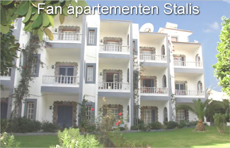 Fan apartementen in Stalis. Vlakbij hoofdweg malia chersonissos, dichtbij zandstrand, mooi complex. Malia kreta.