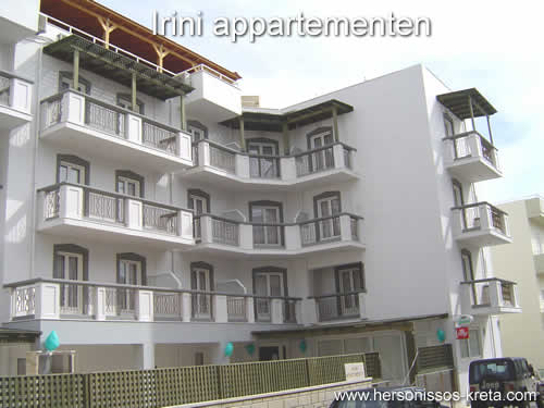 Irini appartementen Chersonissos kreta, Vlak aan zee, dichtbij hoofdstraat, Kreta Hersonissos.