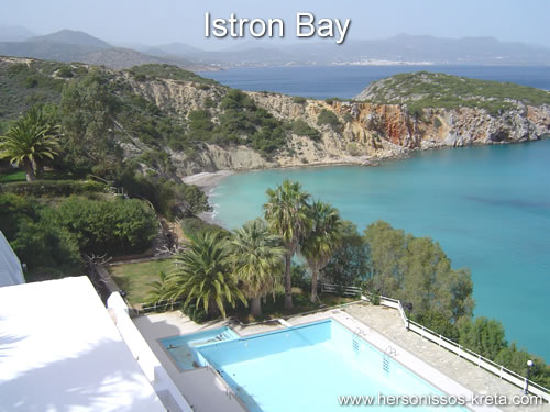 Istron bay, agios nikolaos. Zeer luxe hotel, resort, eigen baai, mooi gelegen. agios nikolaos kreta.