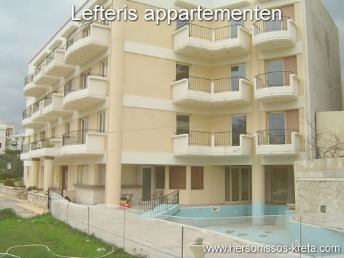 Lefteris appartementen hersonissos, chersonissos kreta.