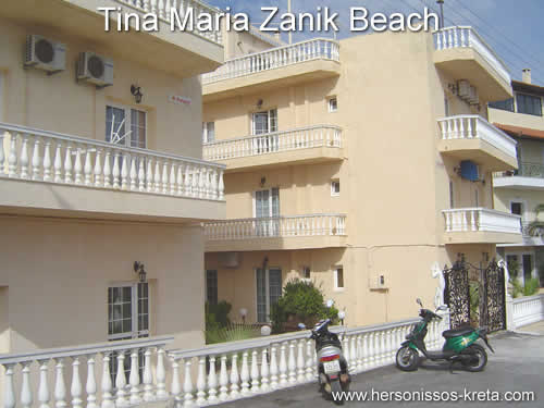Tina maria zanik beach, zeer populair hotel onder de nederlanders. Vlakbij star beach.