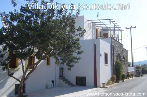 villa diktyna in koutouloufari, mooi appartementencomplex, prachtig uitzicht over hersonissos.